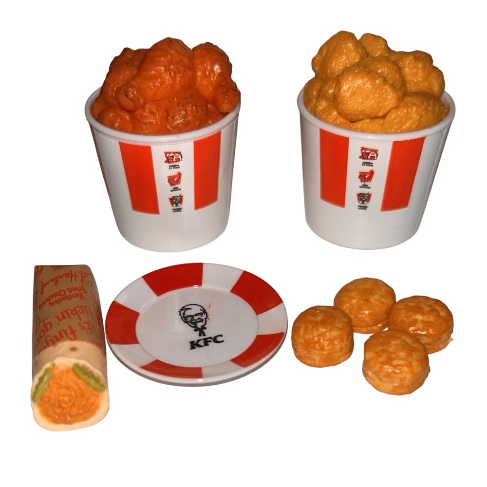 9 Pc‎ KFC Kentucky Fried Chicken Mini Brands by ZURU Collector ( Adorable Wrap )
